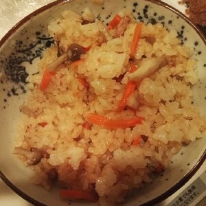 栗入り♪豚バラの中華風炊き込みご飯♪